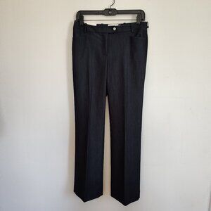 Ladies SZ 6P Calvin Klein Navy Straight Leg Office Pant